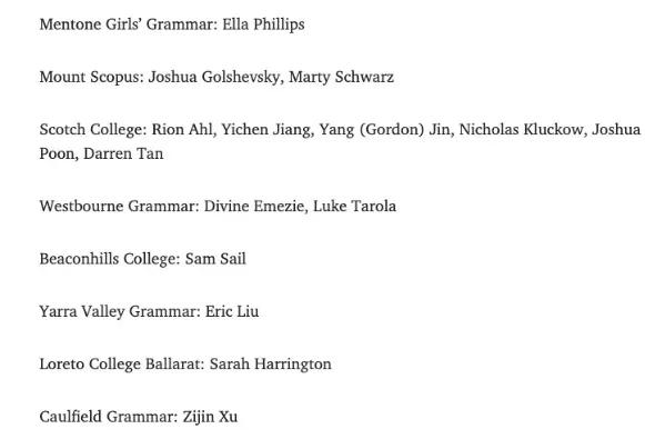 悉尼、墨尔本最佳高中：这些学校表现优异，多名华人学生成状元