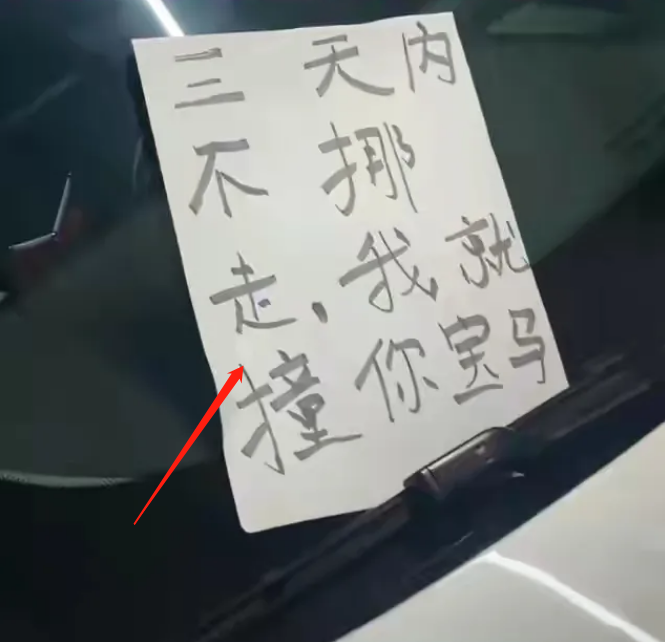 奥迪车主霸占私人车位拒不挪车，被宝马堵一个月，宝马车主办满月酒庆祝-第3张图片-大千世界