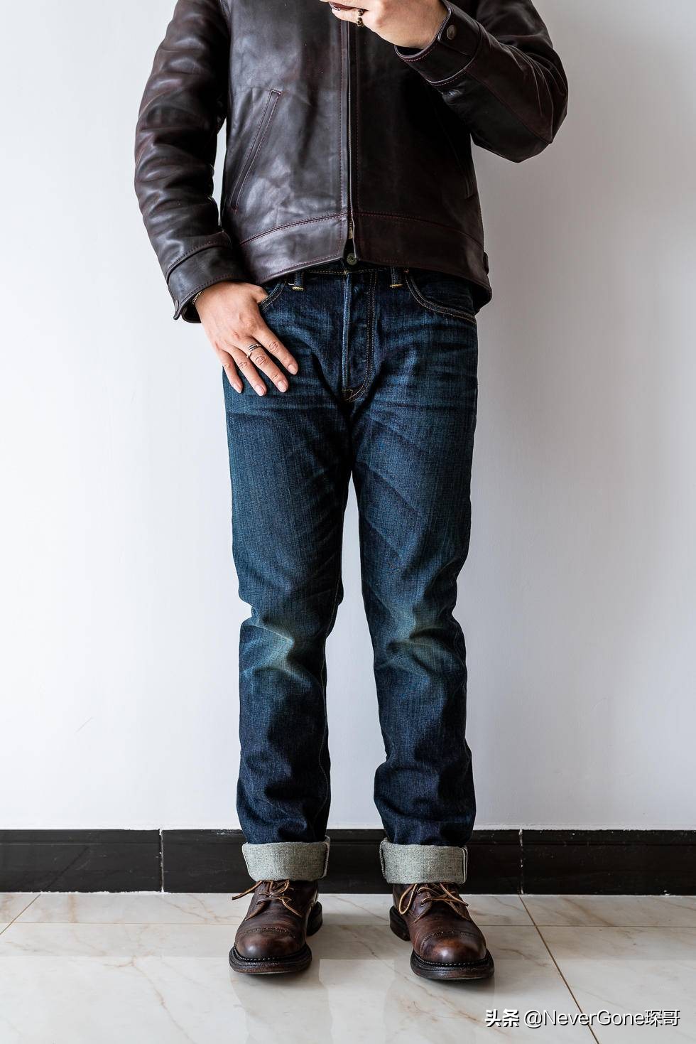 绕不开的袋花情节——一条RRL水洗赤耳牛仔裤
