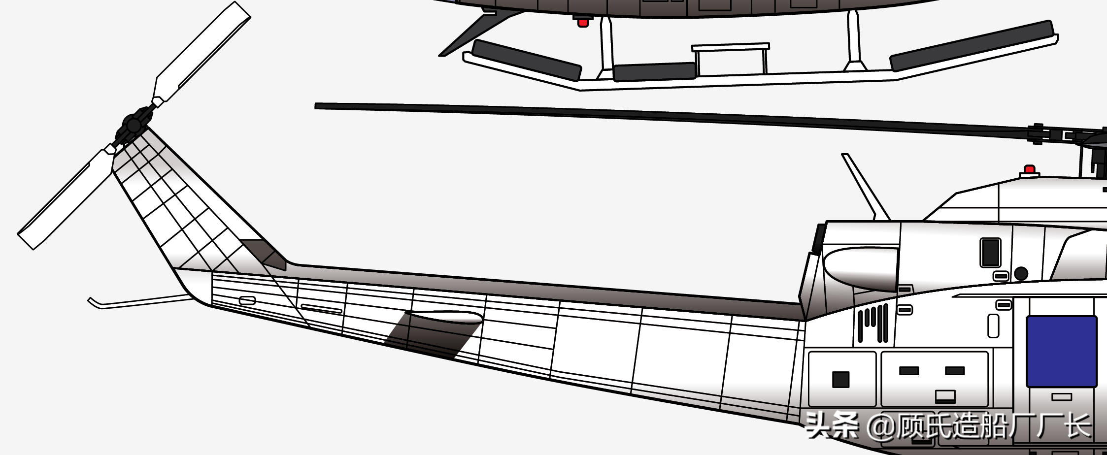 带病飞行空中散架，记海洋直升机公司贝尔412机