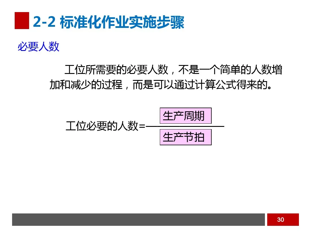 PPT  工业工程之生产线平衡与改善