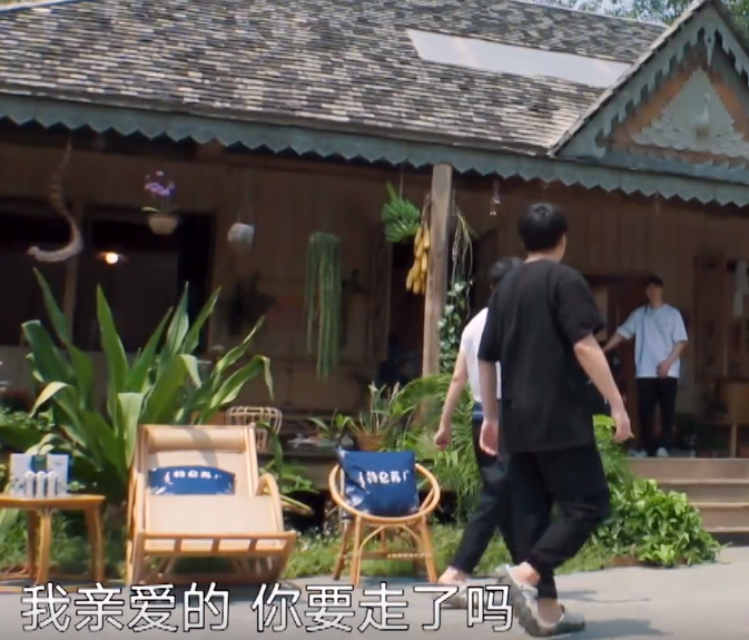 黄磊没出门送黄晓明，回到蘑菇屋的两个举动，透露内心情感