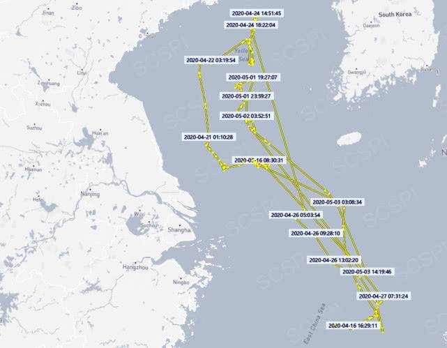美扫雷舰再窜东海搞演练，几乎贴着海岸线，离
