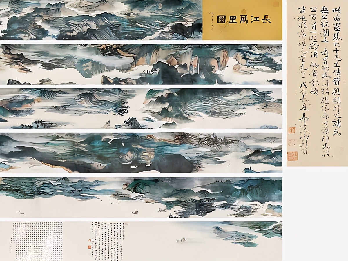 《长江万里图》从诞生之日起注定名垂画史