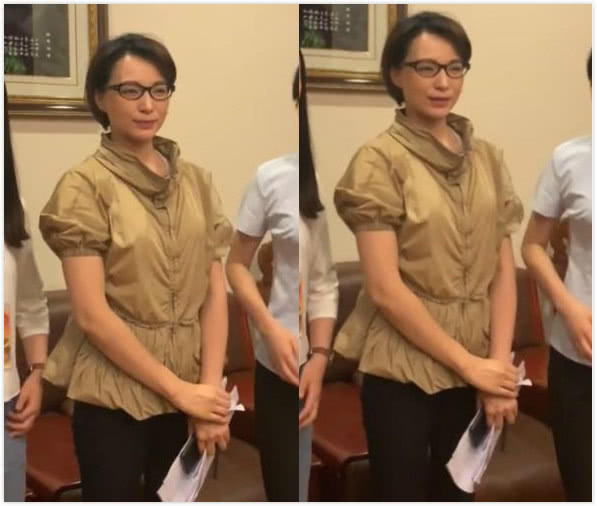 46歲的董卿，在路人的鏡頭下長這樣？身高也暴露了