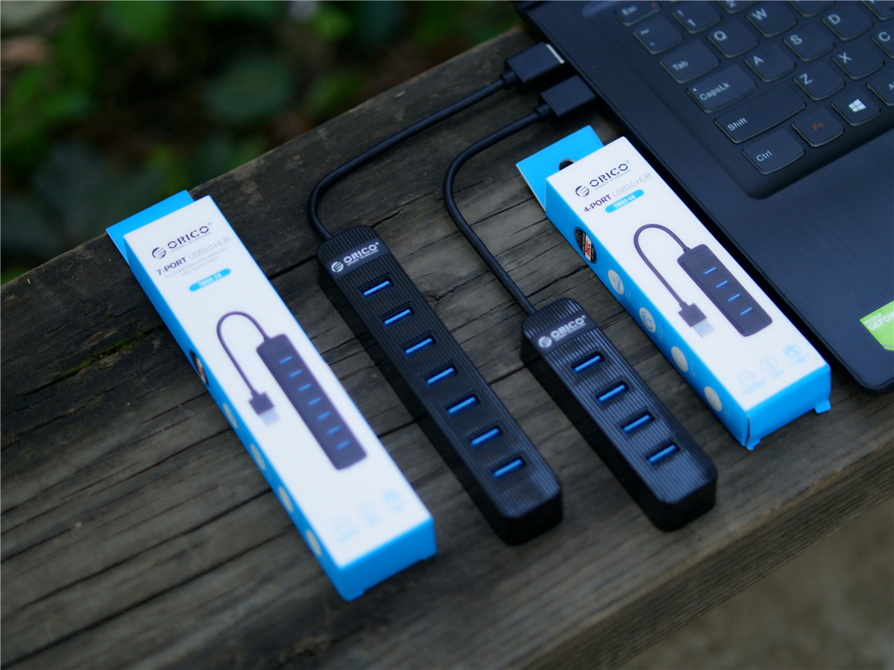ORICO USB集线器4口和7口满足日常拓展接口需求