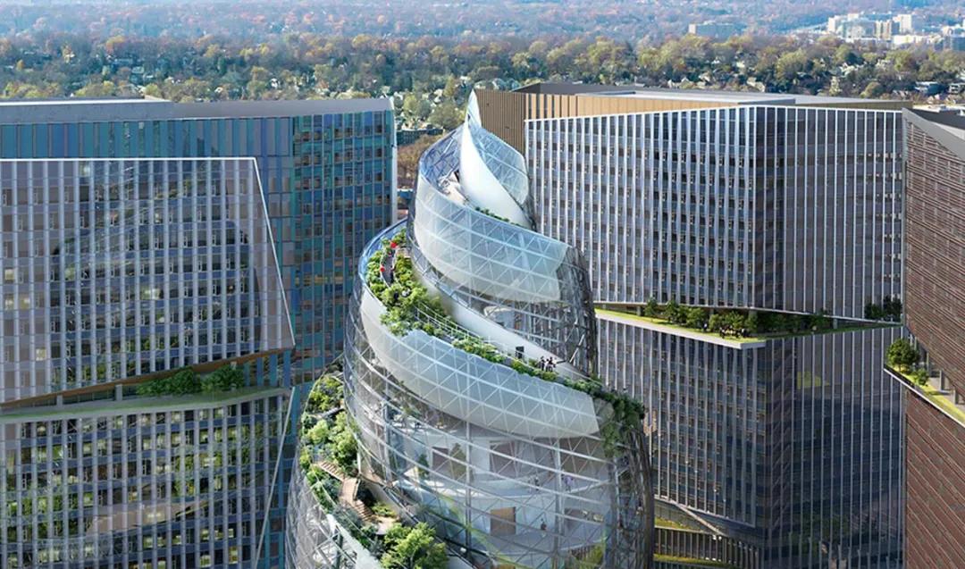 亚马逊新总部大楼方案问世，巨吸睛！网友：这不一坨笋吗？
