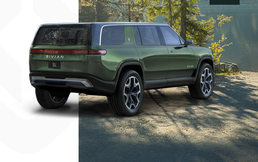 750大马力加快三秒内的七座SUV，Rivian R1S强悍登录洛杉矶市！