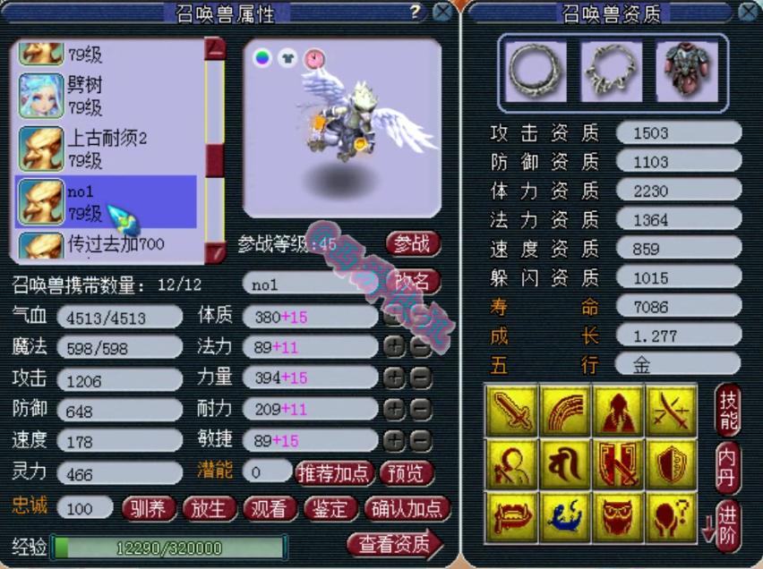 梦幻西游：钓鱼岛69级一线力天机展示，拥有898+高伤无级别武器！
