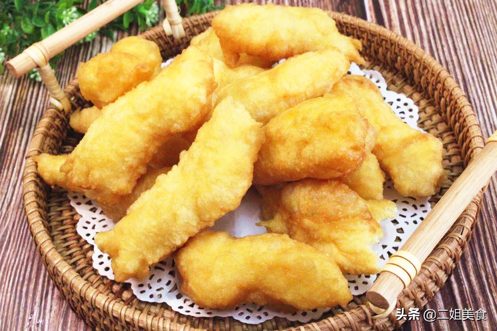 十分钟搞定的泡泡饼，比油条香，晚上发面早上做，孩子特喜欢