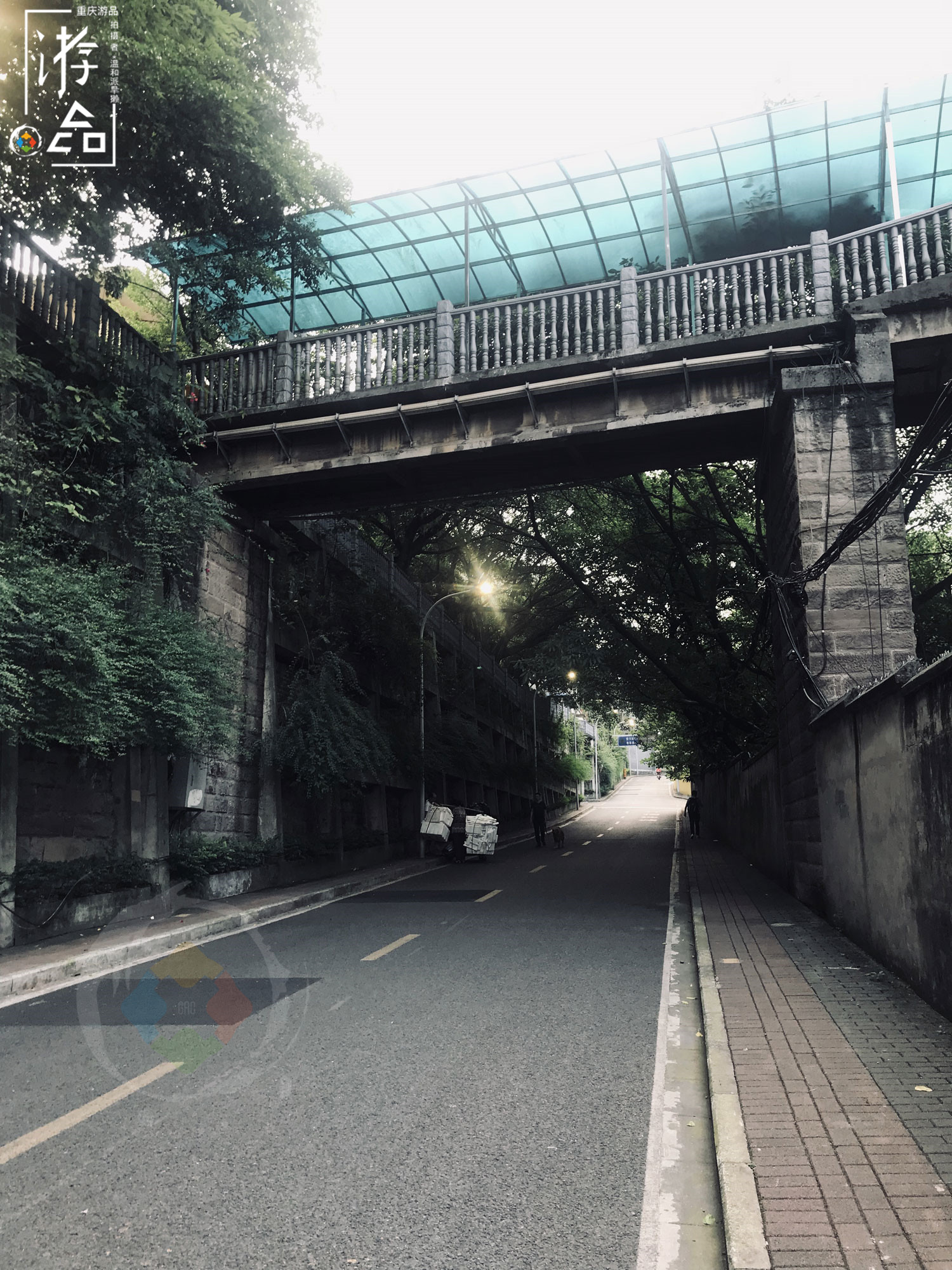 日本人评价重庆肖家湾，通往电视塔的坡道，被称神似宫崎骏的电影