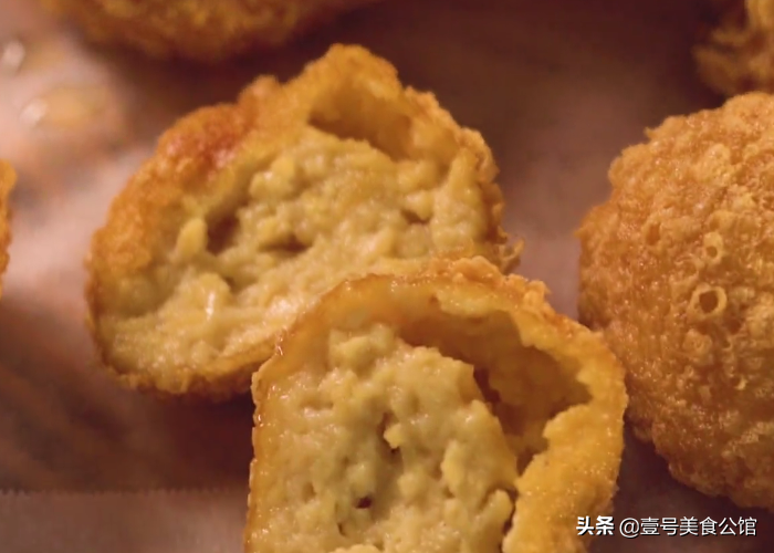 分享一款香炸豆腐丸子，外酥里嫩，好吃又解馋，家人爱吃的美食
