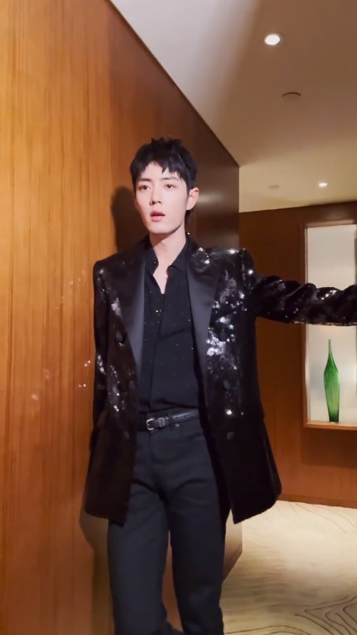 Xiao Zhan crosses year of tiring-room titbits exposure, jump mechanical dance pats modelling neither by accident, maintain condition method much