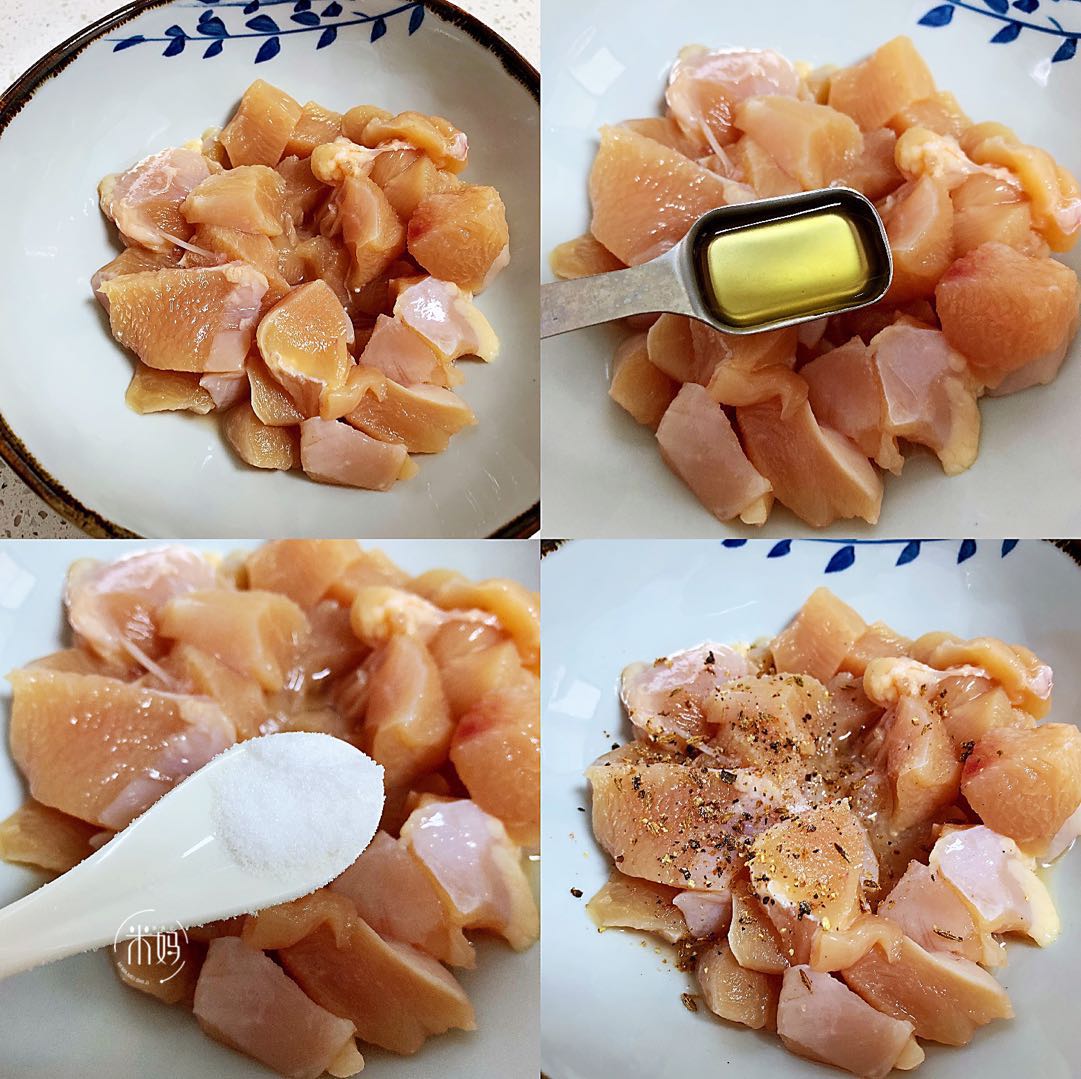 图片[6]-鸡胸肉虾仁蘑菇浓汤做法步骤图 香浓顺滑又低脂吃上一口幸福感爆棚-起舞食谱网