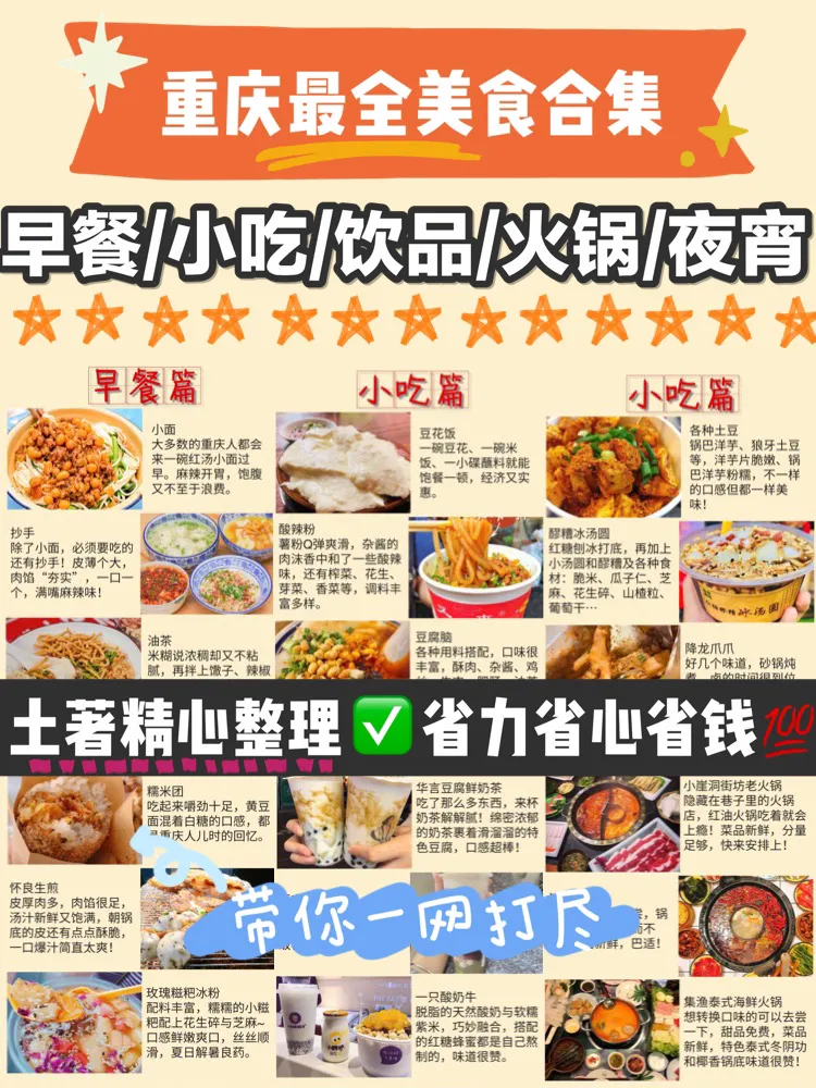 重庆最全美食合集！带你一网打尽！