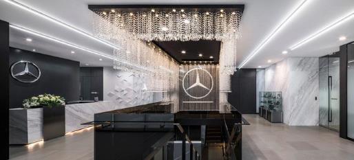 奔驰泰国总部设计，漫天星辰洒进楼宇