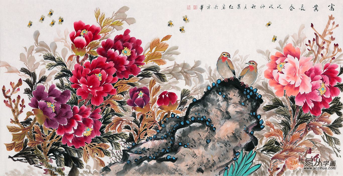 萧红老师工笔花鸟画欣赏：一笔一墨尽显大师风采