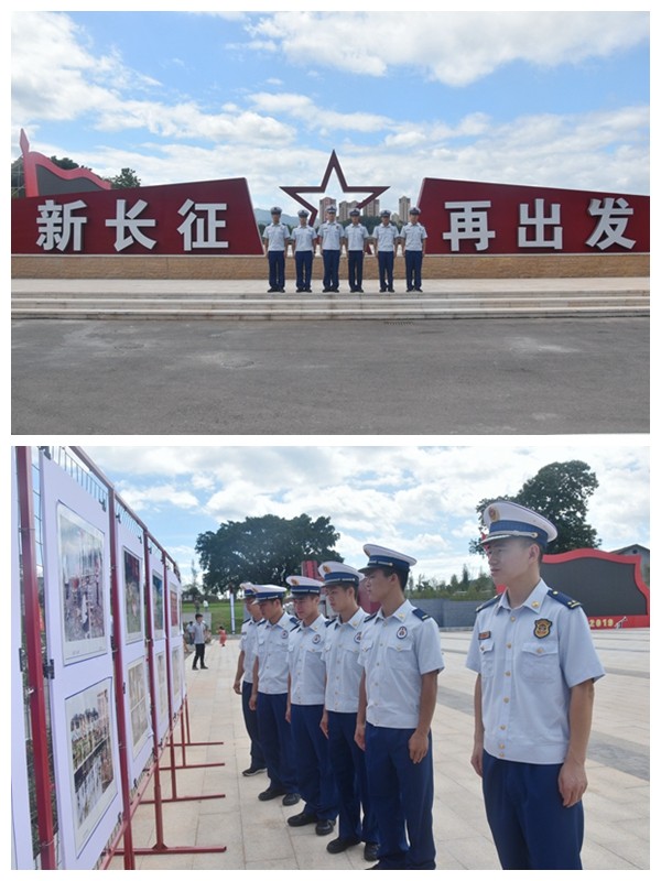 江西于都消防组织开展“弘扬长征精神、传承红色基因”活动