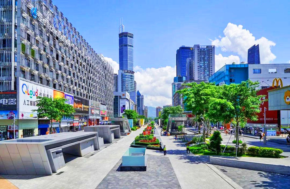 深圳福田區一個知名街道 面積約3平方公里 擁有荔枝公園 偉遊四方 Mdeditor