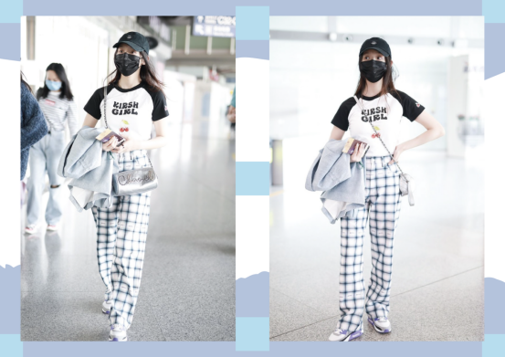 复古风今年强势来袭，款式百搭的格纹裤“卷土