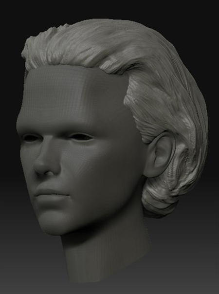教学｜zbrush雕刻头发笔刷介绍，巧用工具可以事半功倍哦