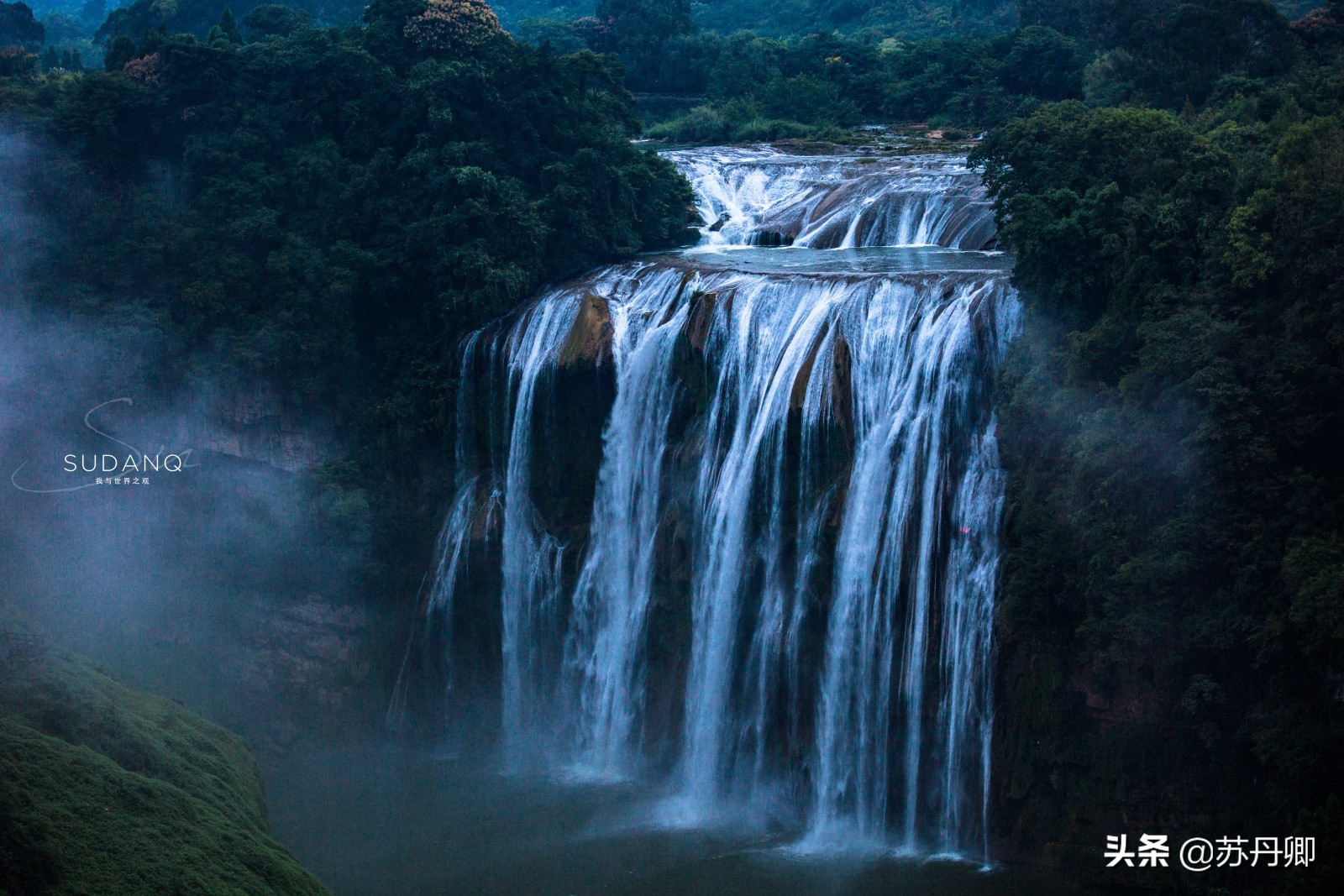 它是中国最大瀑布，虽不是世界遗产，却被列入世界吉尼斯纪录