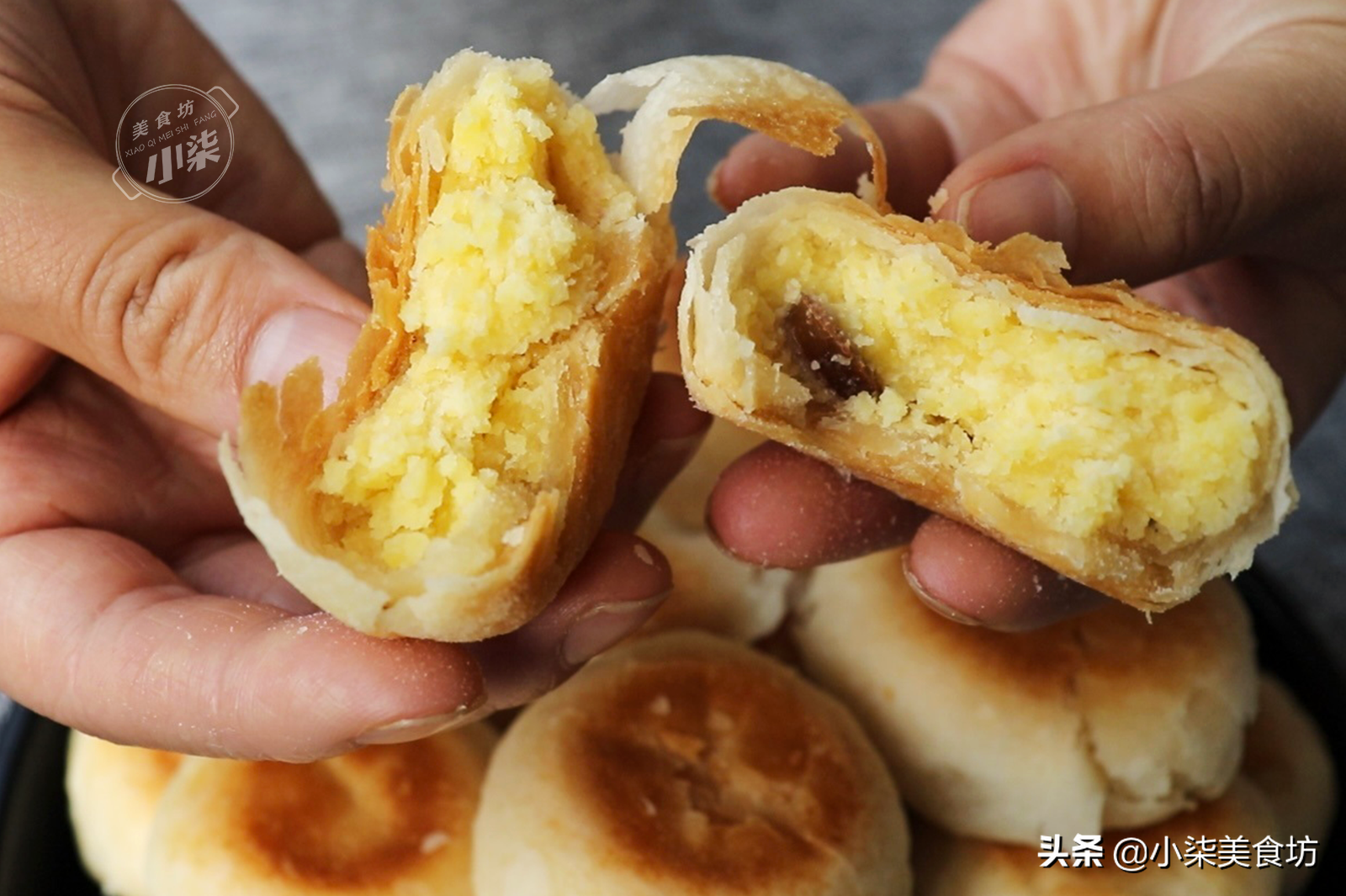 在家自制绿豆小饼，学会不用买，清凉解暑易消化，老人孩子都喜欢