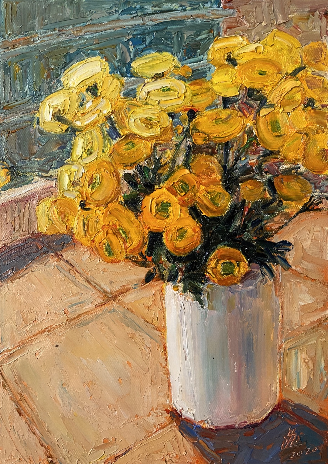 晴风日暖,花的雅歌——欣赏周荣昌油画花卉