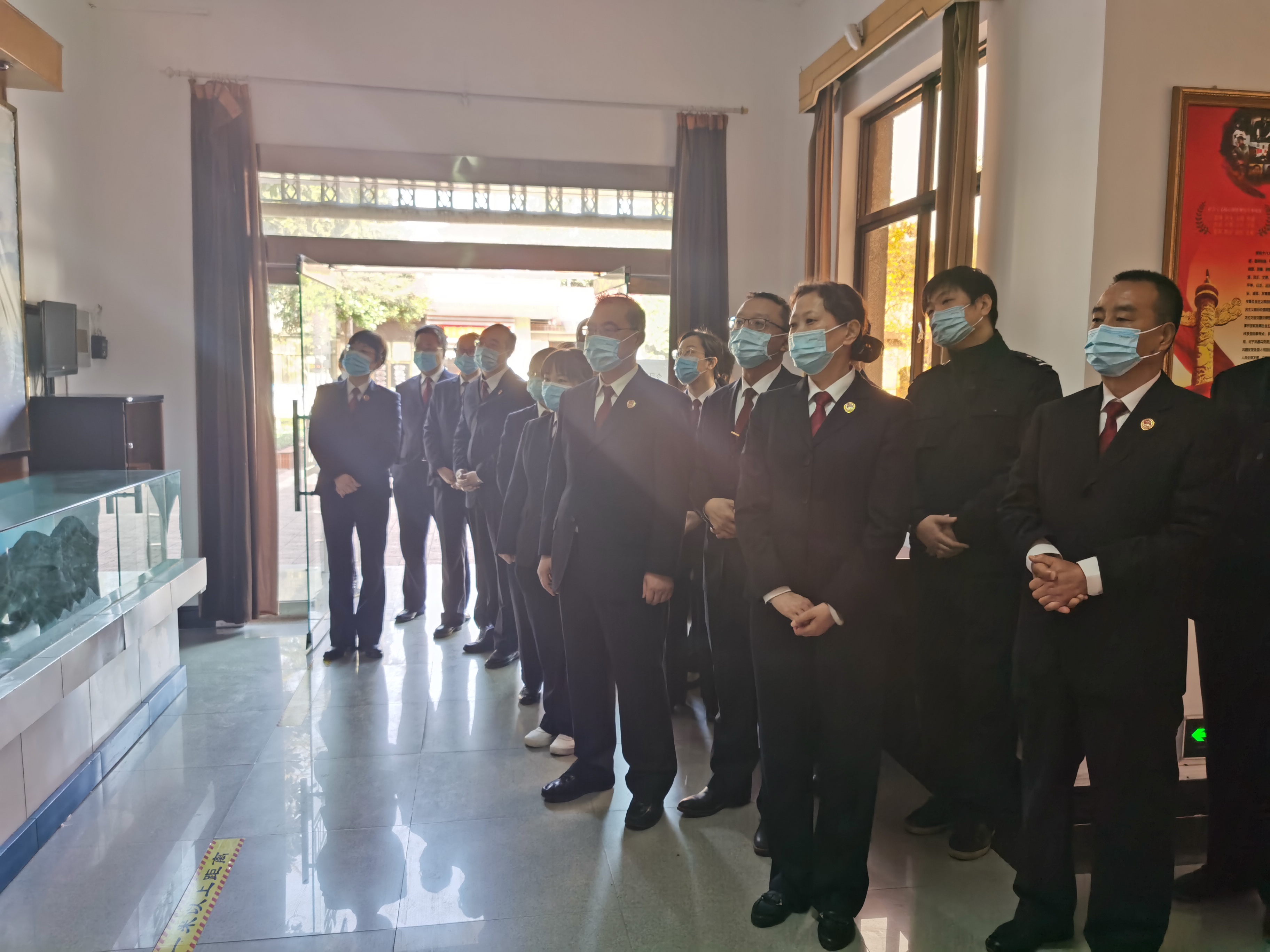 宝鸡市金台区人民检察院组织干警赴宝天英烈纪念馆开展革命传统教育