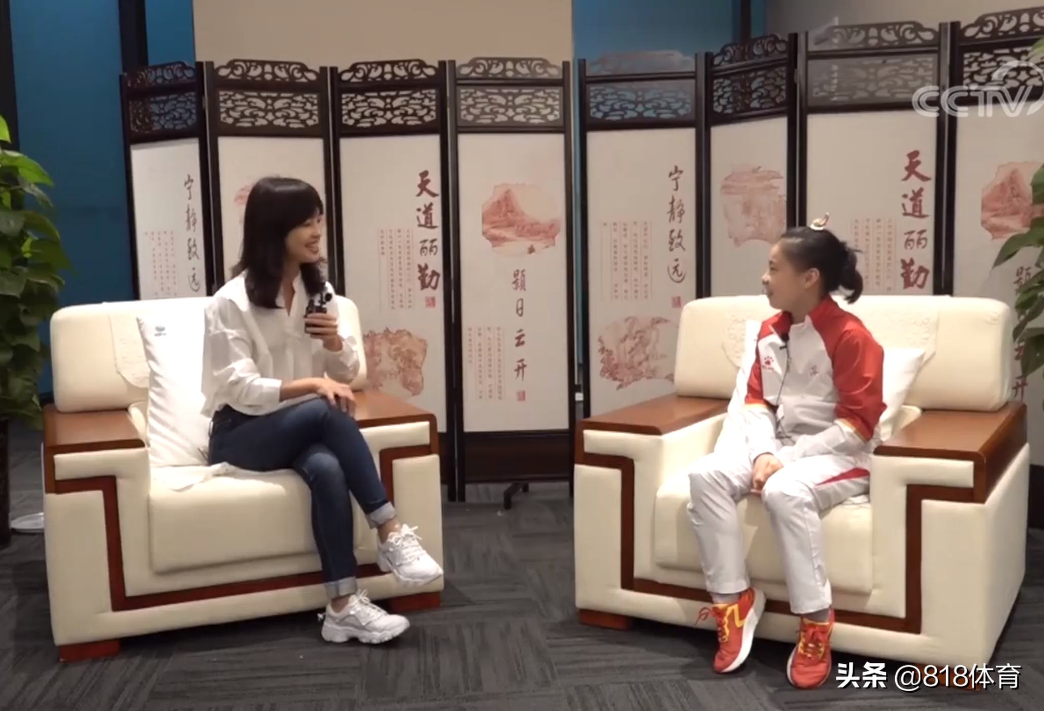 管晨辰谈合影全红婵：之前只在食堂见过 那天偶遇我说全红婵拍个照