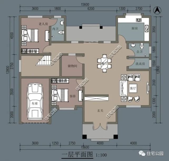 精选图库：20套农村美式风格户型图