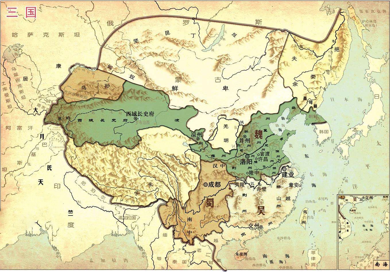 曹魏占据了天下大半地盘，为什么蜀汉与东吴还能与它并存这么久
