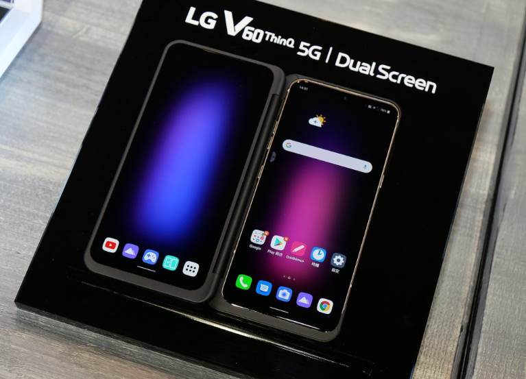 LG双屏幕手机V60 ThinQ 5G Dual Screen主推影音视频，真机里手