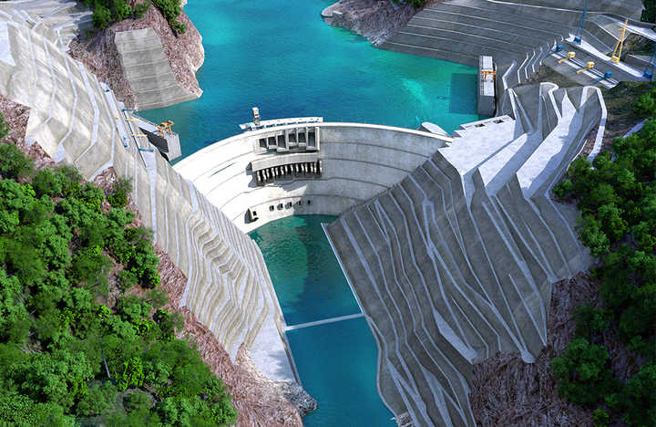 白鶴灘水電站建造工藝有多精？泄洪洞光滑如鏡，照鏡子人影不變形