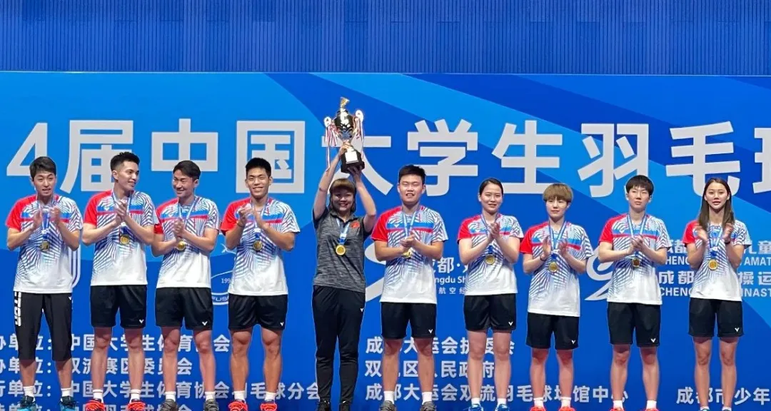 大羽赛2金1银1铜丨VICTOR助力中国地质大学队再创佳绩
