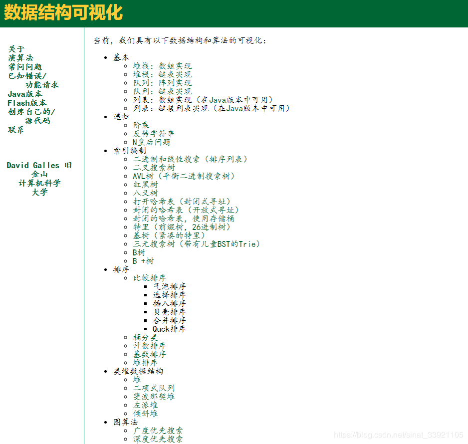 还有这种网站？终于知道为什么他的数据结构与算法学的那么好了