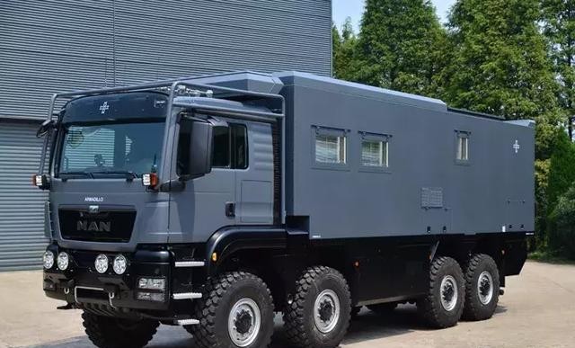 德国man 8x8越野房车 售价近千万的大玩具