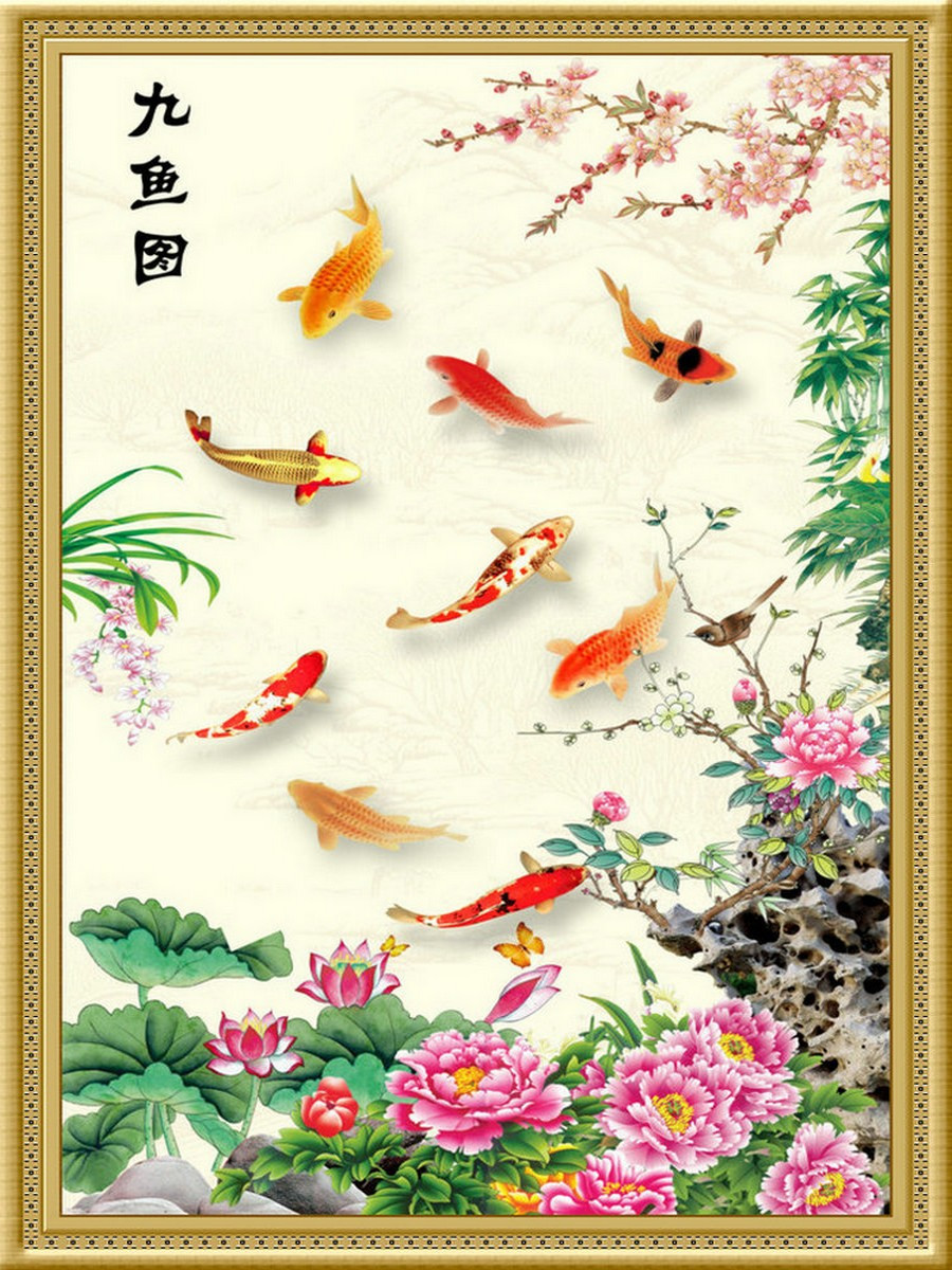 「转载」喜庆吉祥的富贵有余传统精品画欣赏