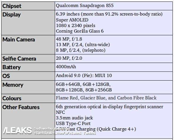 红米note旗舰级主要参数曝出：骁龙855 4800W清晰度三摄，小米9出路在哪里？