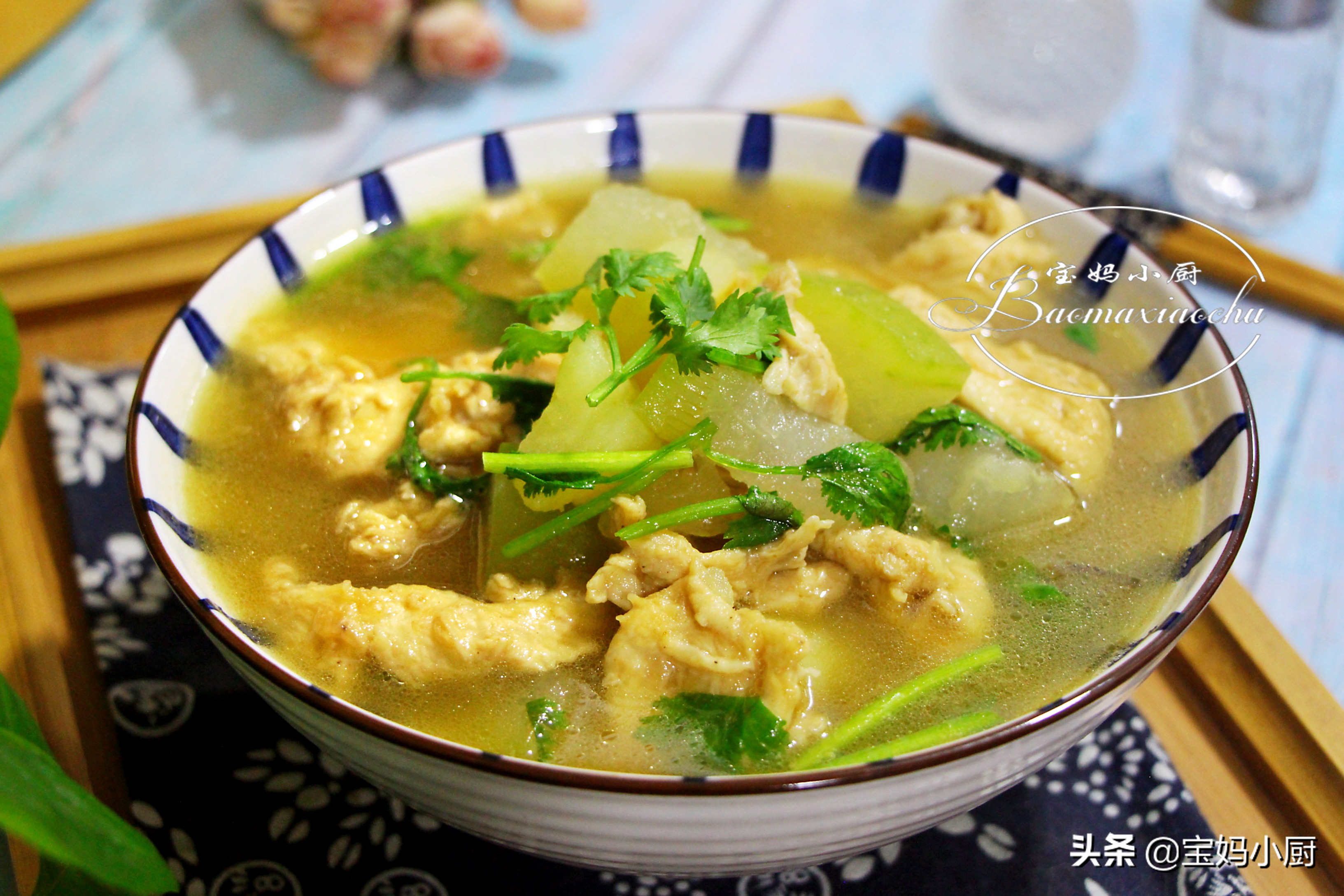 夏季减肥要喝的汤，有肉有菜高蛋白，营养多热量低，好吃助减肉