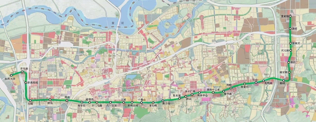 济南在建一条地铁线，长约40.2千米，总投资311.78亿，工期6年