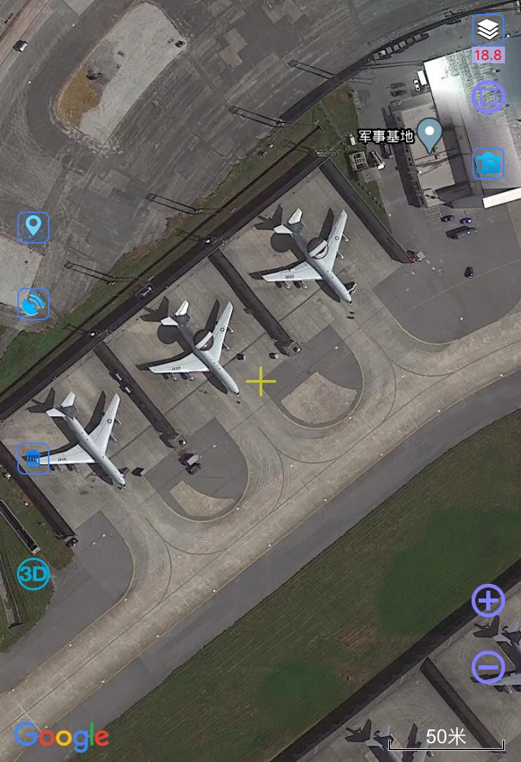 美国在亚洲主要军港高清卫星图