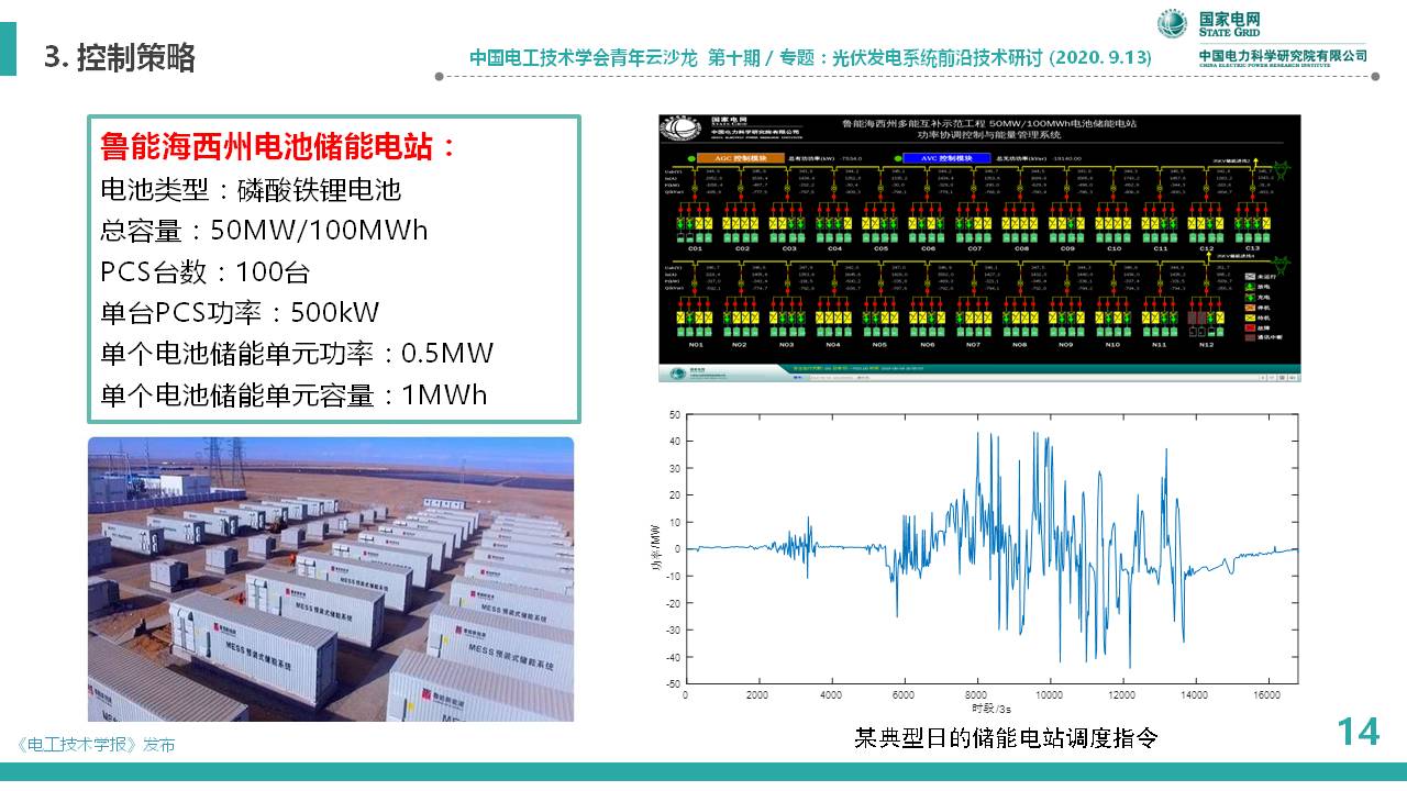 中国电科院李相俊：大容量光储联合发电系统优化控制及工程应用