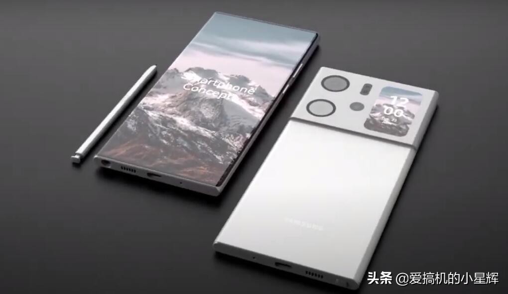 三星Note 22 Ultra概念机曝光，6500mAh+骁龙895，镜头模组霸气十足