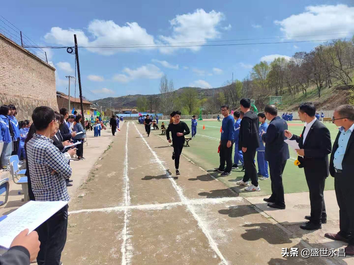 清水县松树镇中学第二届春季田径运动会(图6)