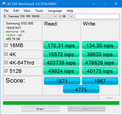 读取超3500MB/S 三星980 nvme m.2高性能固态硬盘评测