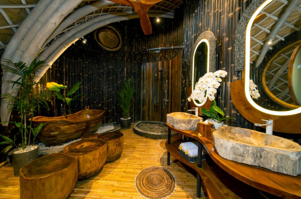 康养度假型酒店，这种设计风格，融合健康疗养与自然森林