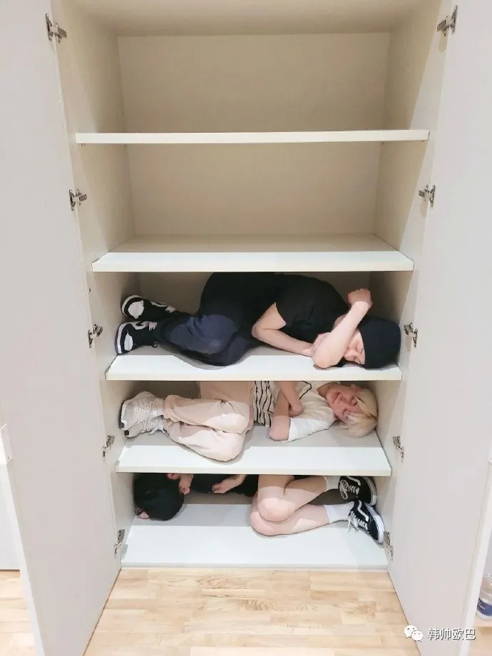 虽然平均身高181.3,但能够用箱子打包的这个男团
