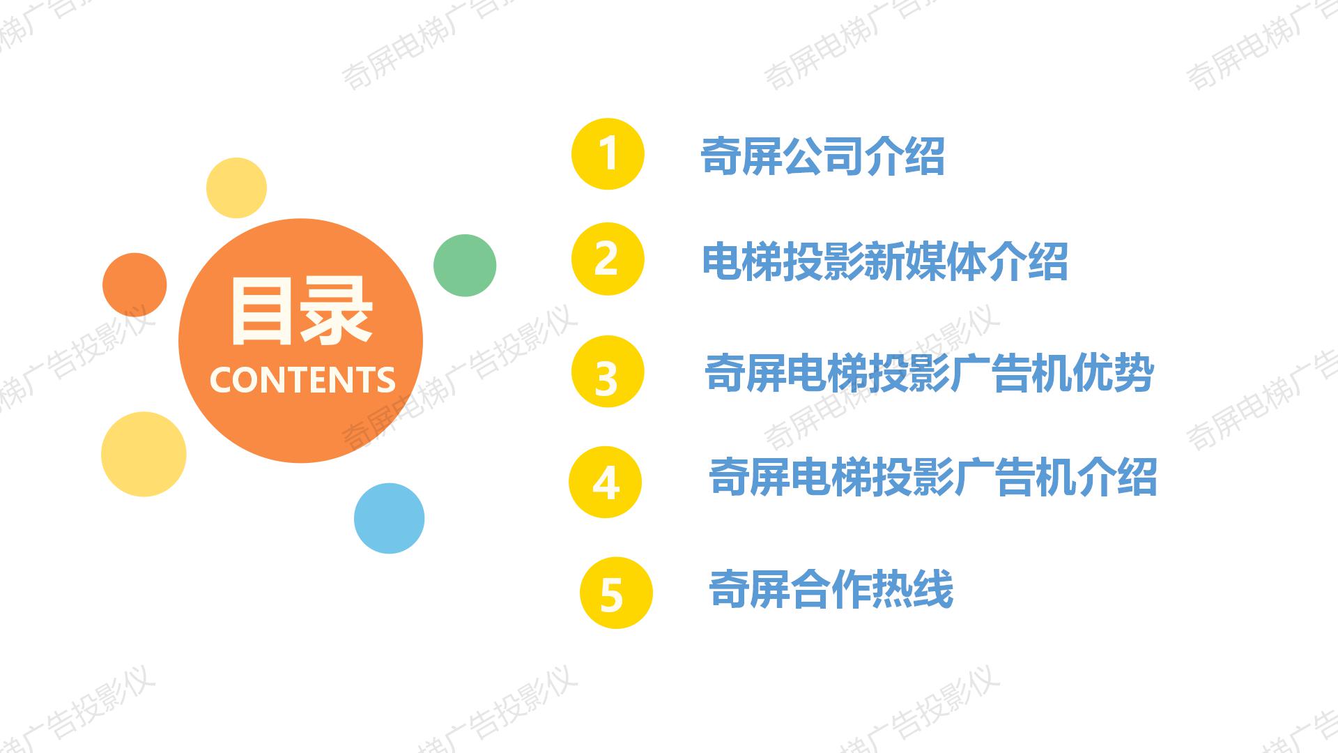 电梯广告投影仪 选奇屏—奇屏电梯广告投影机