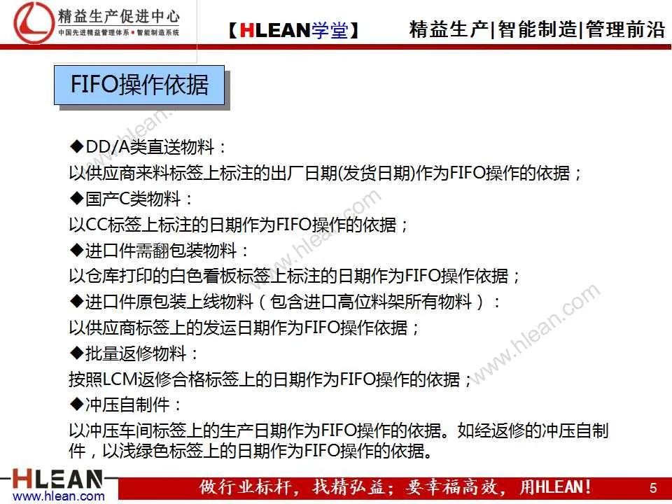 「精益学堂」先入先出（FIFO）